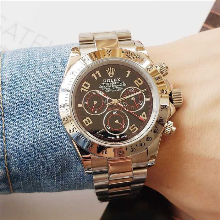 Годинник автоматичний Rolex Daytona silver