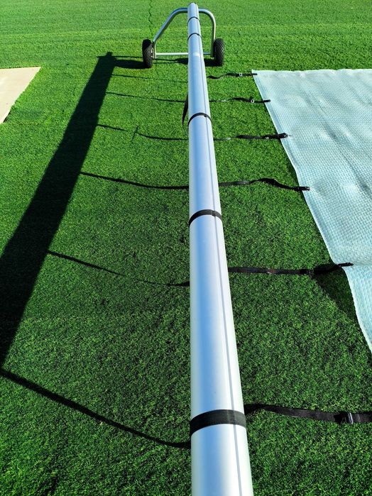 Cobertura de Piscina Termica + Enrolador em aço inox ( Como novo )