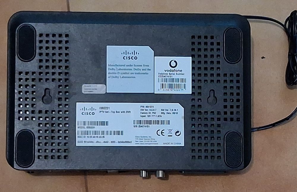 Box Cisco da Vodafone