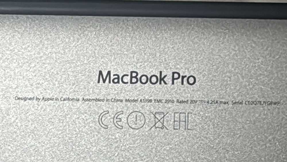 MacBook Pro 15” Retina