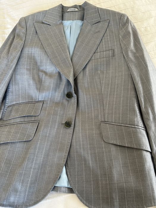 3 blazers classicos Sacoor 38 em lã se seda