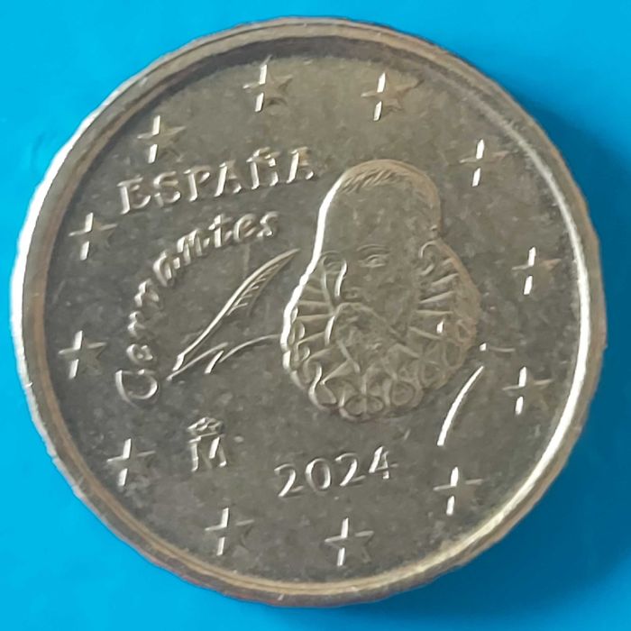 10 Cêntimos de 2024 de Espanha,  Miguel Cervantes