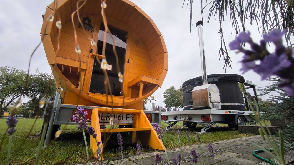 Mobilne SPA mobilna balia bania jacuzzi mobilna sauna wynajem