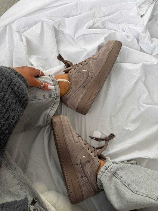 Кросівки сірі Air Force 1 '07 Mink Brown