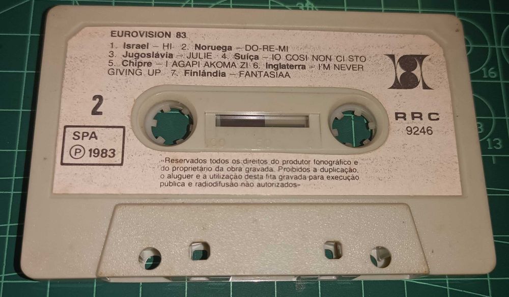 Cassette Eurovision 1983 - Luxemburgo