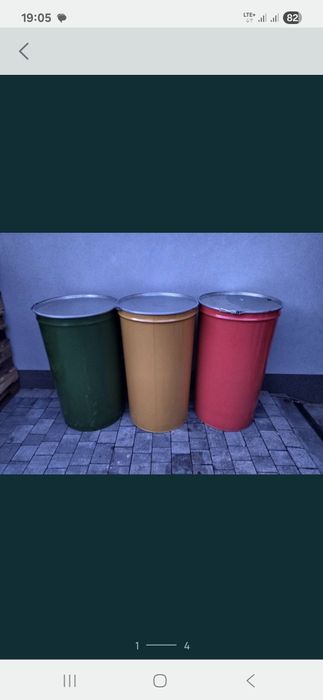 Beczki metalowe 200l SUPER STAN!!! Po spożywce. Wędzarnia, na zboże