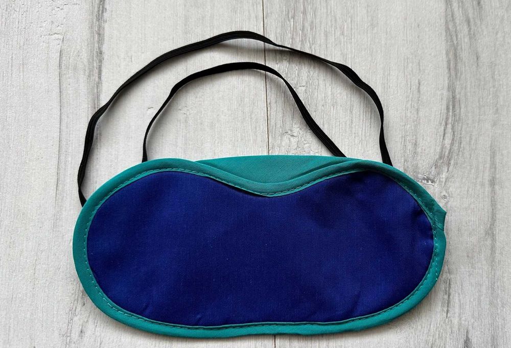 NOWA Opaska na oczy do spania BLACKOUT niebieska