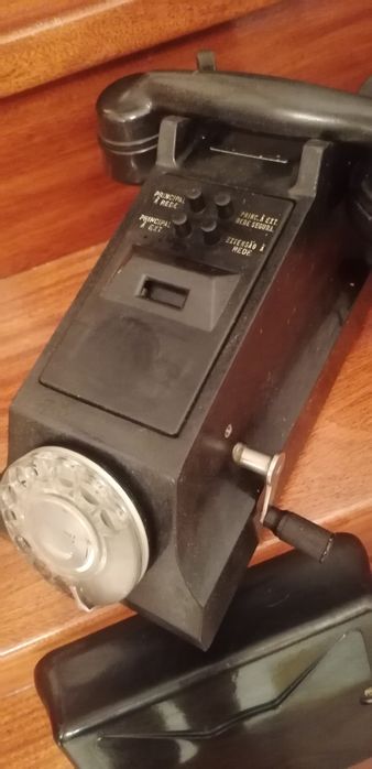 Telefone muito ANTIGO e raro  anos 1950-1960 com caixa de transmissão