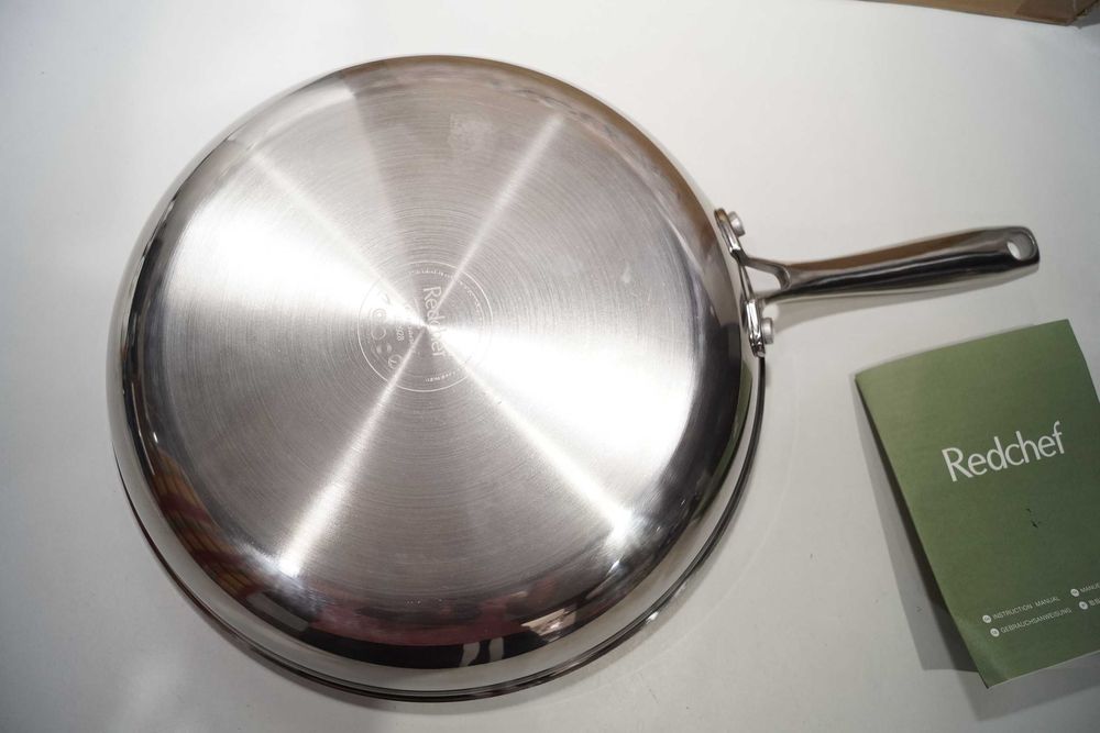 Patelnia Redchef 28cm indukcyjna ze stali nierdzewnej ceramicza