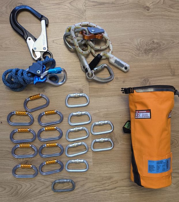 Sprzęt do prac wysokościowych Petzl Singing Rock Skylotec + torba EMG