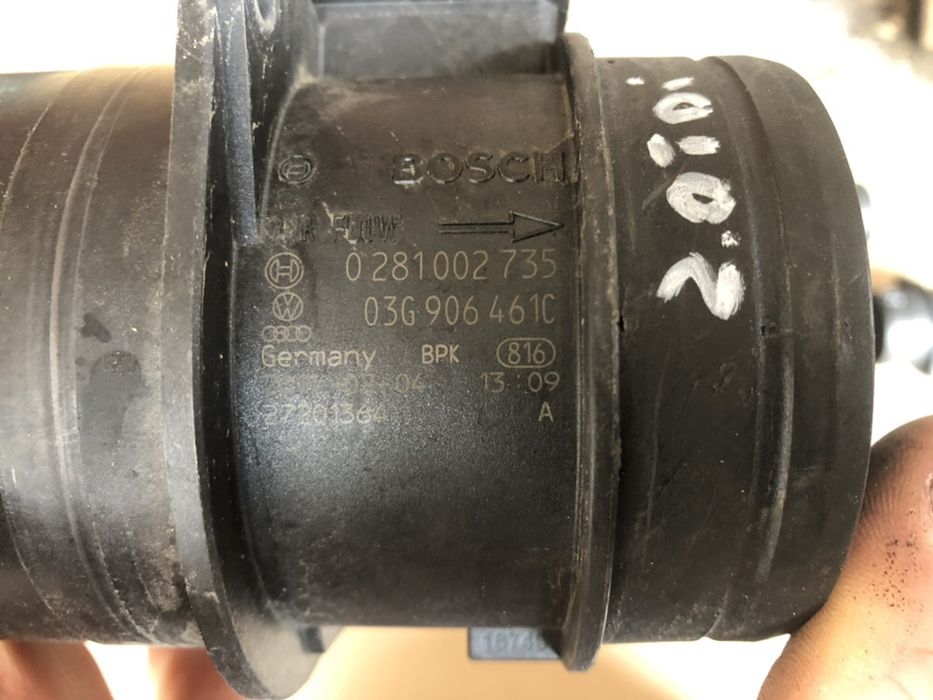 Розходомір повітря Датчик потока воздуха Audi Skoda Seat Vw  2.0 TDI