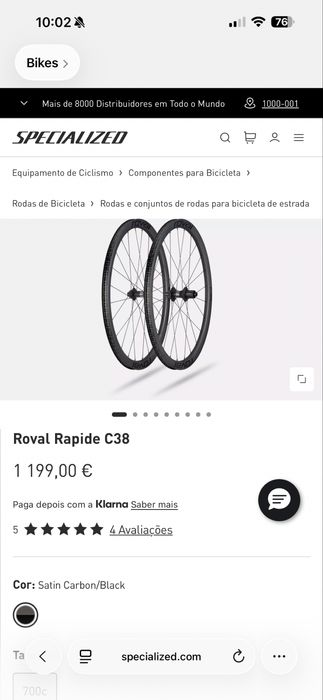Rodas Roval Rapide C38 NOVAS
