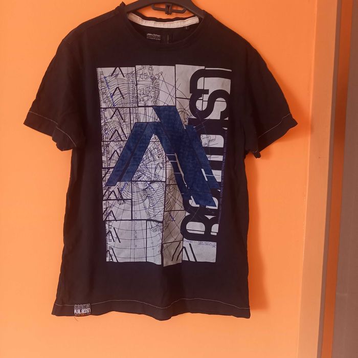 koszulka męska z nadrukiem L