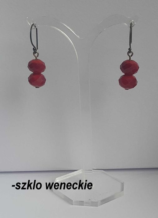 kolczyki kamienie Hand Made