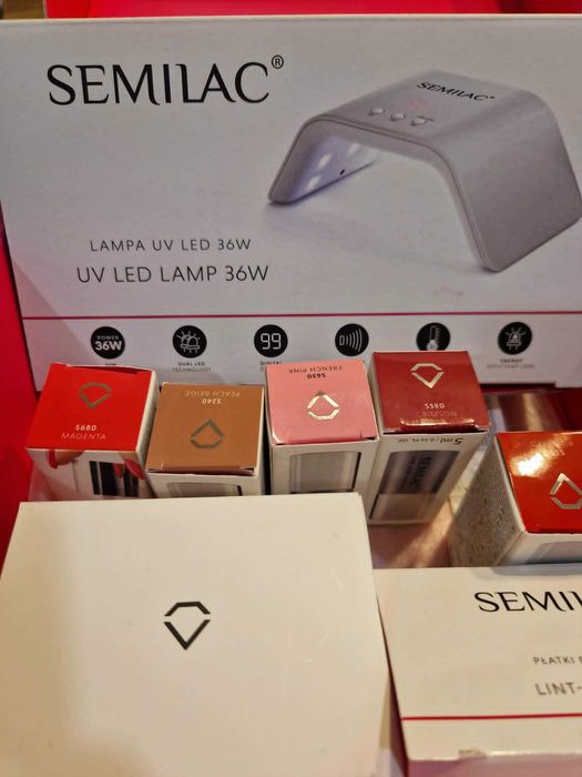 Semilac LAMPA 36W UV DUAL LED do hybryd żeli