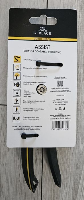 Sekator do gałezi nożycowy Gerlach
