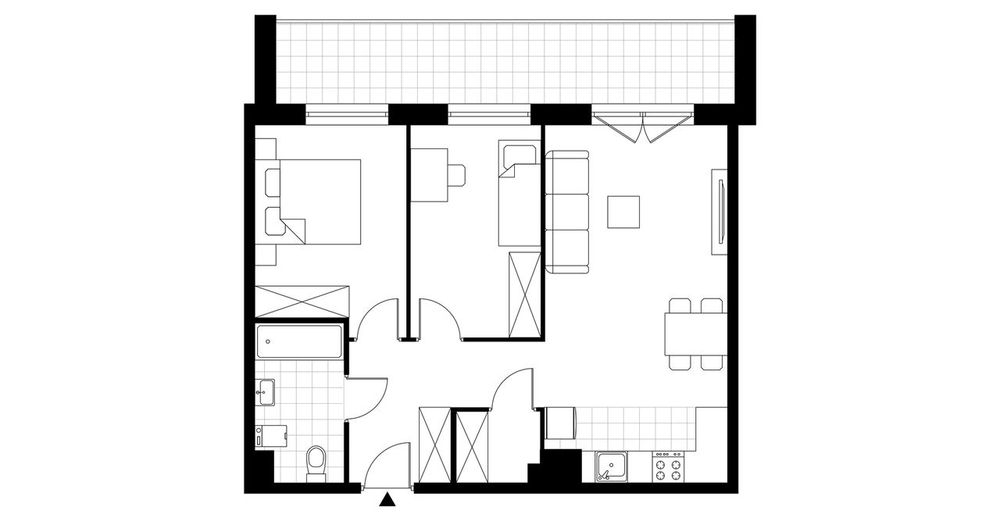 3-pokojowe mieszkanie 59m2 + balkon Bezpośrednio