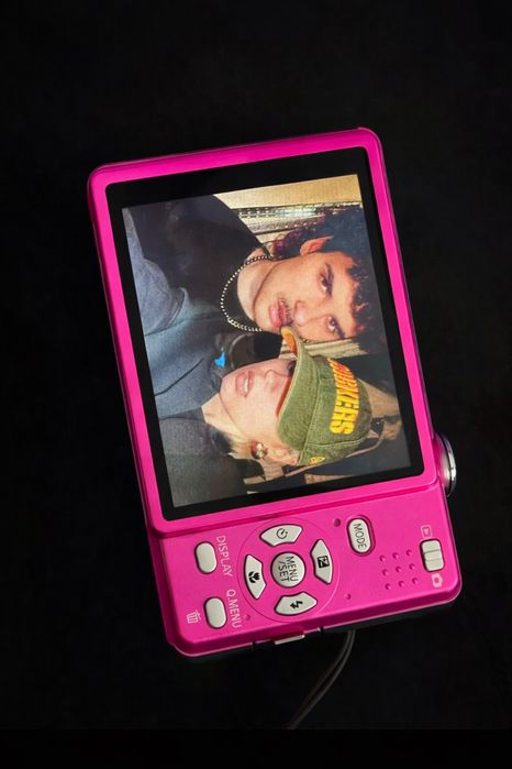 Aparat Cyfrowy Panasonic Lumix DMC-FS7 digicam vintage rozowy analog