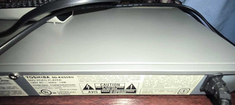 З HDMI, DVD/CD/MP3-плеєр"TOSHIBA"(США,2005,новий, є все, пульт) 777грн