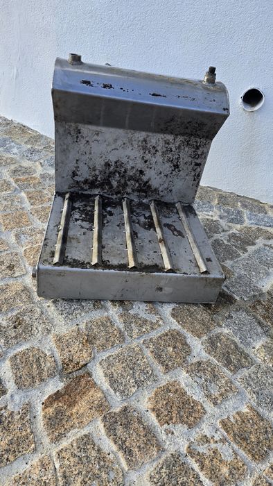 Caldeira 60L inox lareira