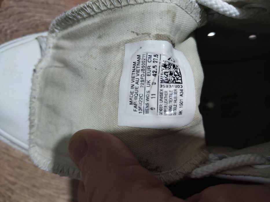 Converse белые 39.5