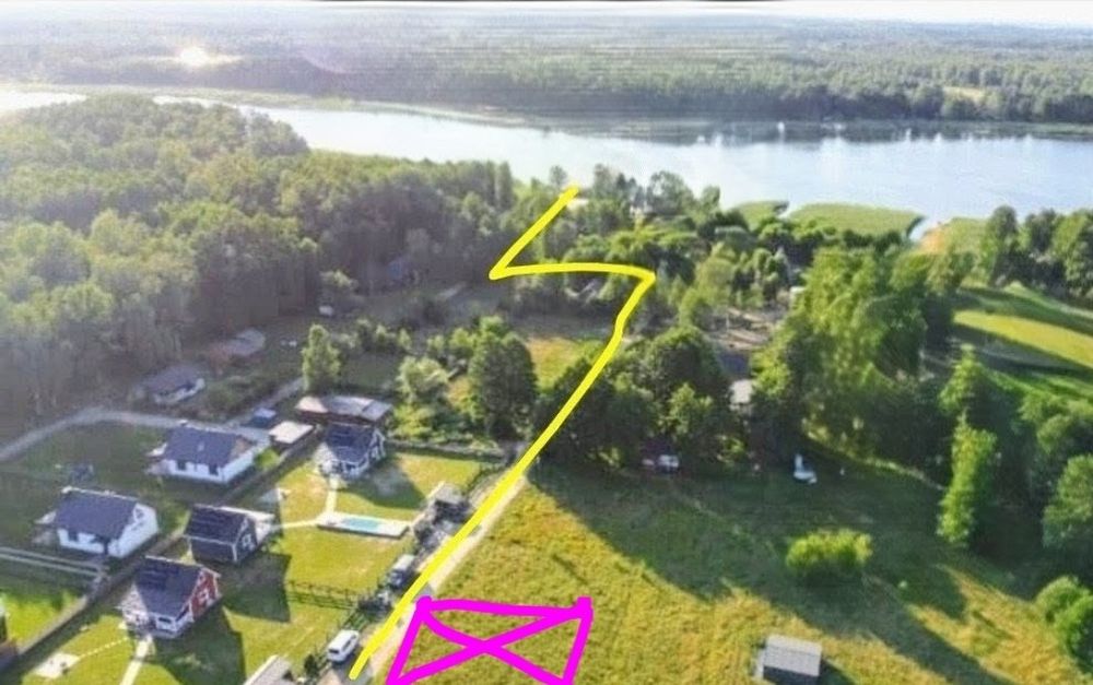 Działka Budowlana Mazury  Sprzedam  Zamienię  Jezioro Roś w Pilchy