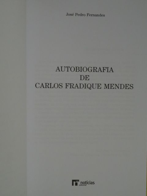 Autobiografia de Carlos Fradique Mendes