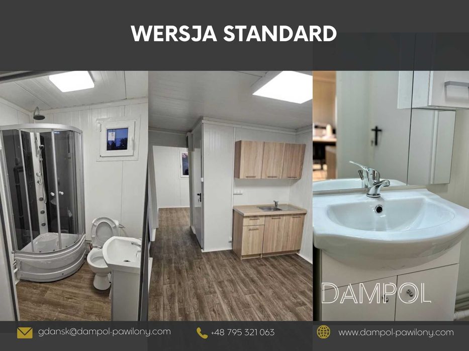 Domek 30m2/ modułowy, całoroczny, letniskowy, mobilny, biuro