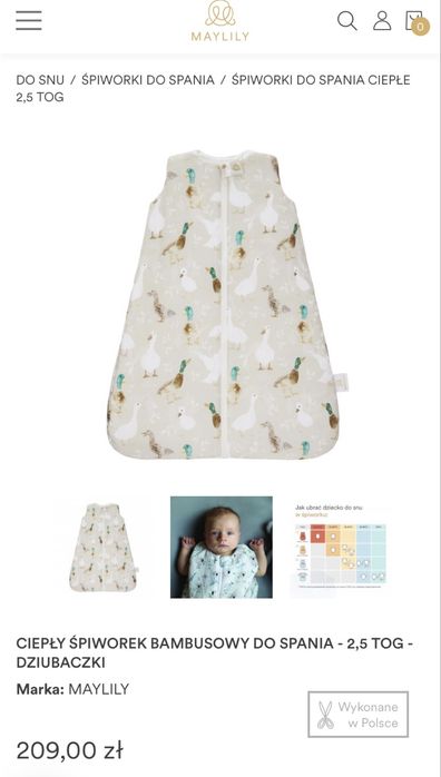 Śpiworki do spania MayLily