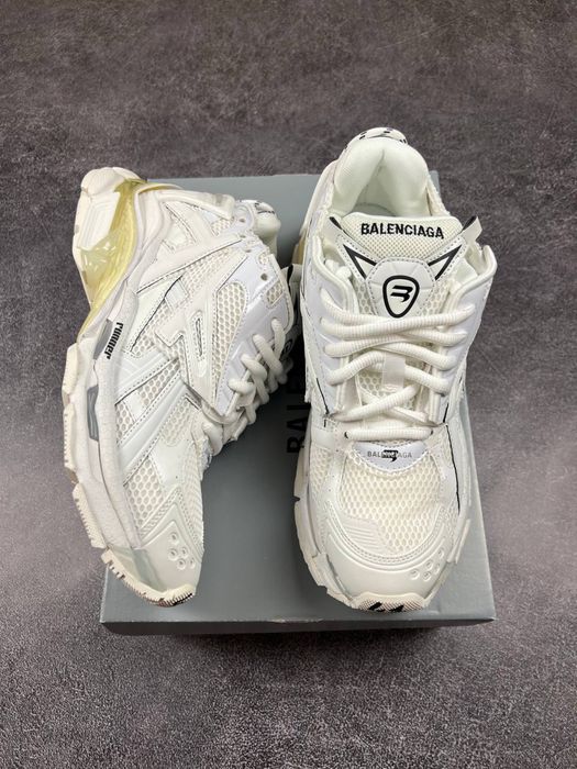 БЕЗ ПЕРЕДОПЛАТ‼️ Кросівки Balenciaga Runner Graffiti White (Білі)