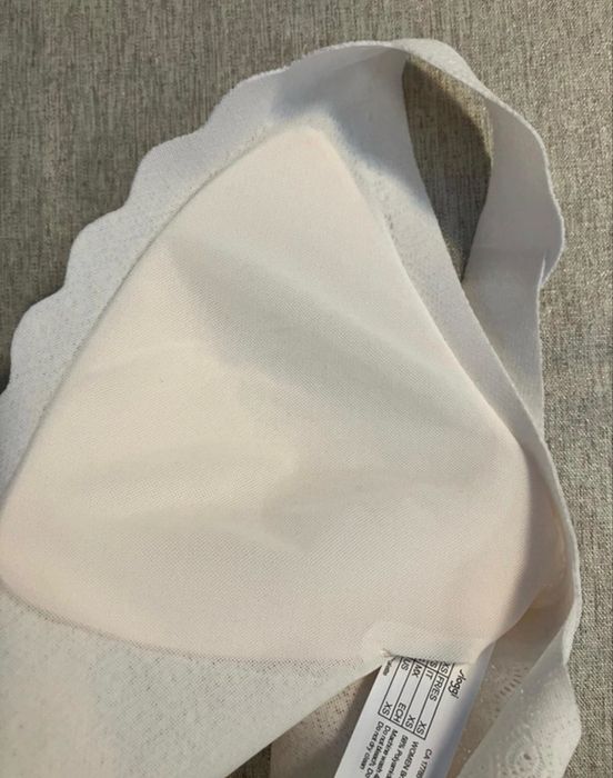 Biustonsz bezszwowy top Sloggi zero feel xs kremowy