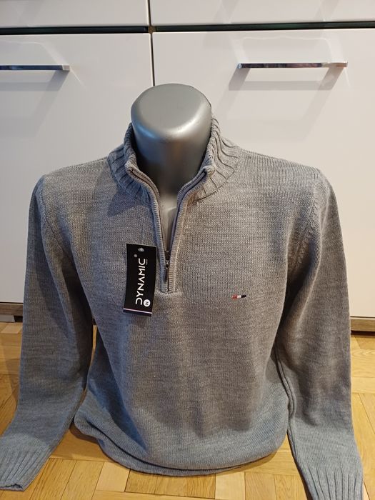 Sweter męski szary, rozm M.