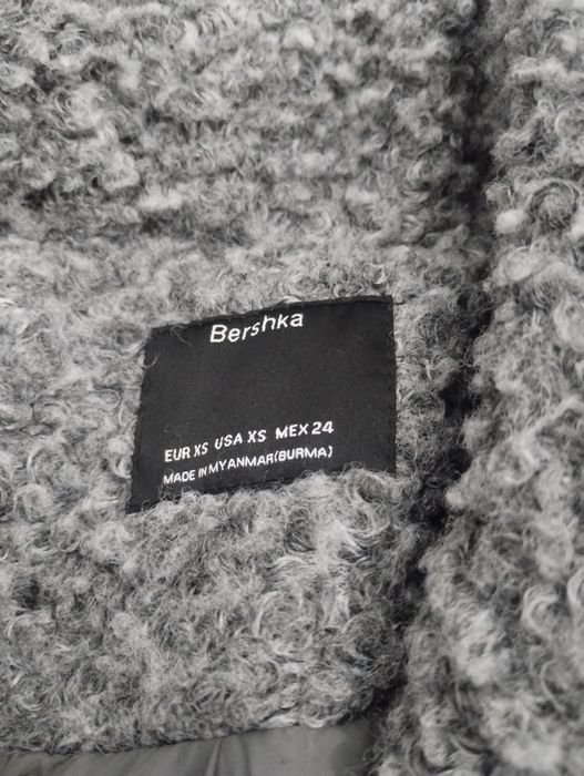 Płaszcz kurtka baranek Bershka XS