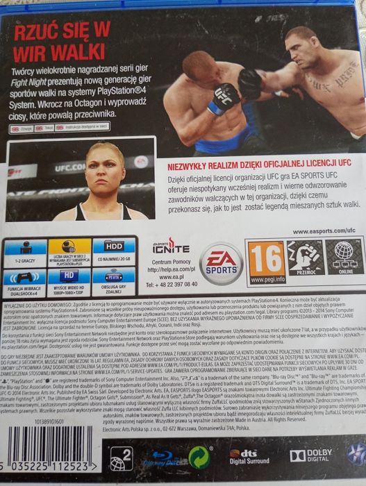 Gra na PS4 EA Sports UFC