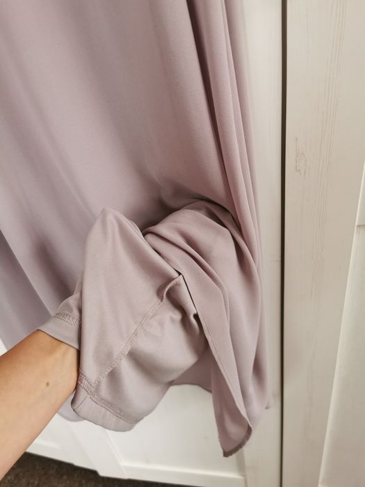 Długa sukienka z koronką XL