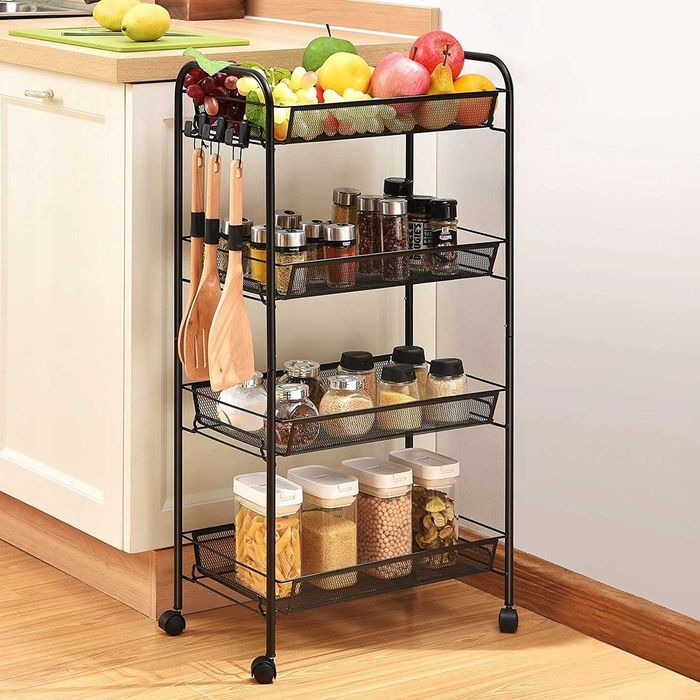 REGAŁ SZAFKA KUCHENNA organizer na kółkach