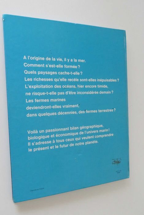 Livro "La Mer - D´aujourd´hui a Demain" Francês -1975 Editora Hachette