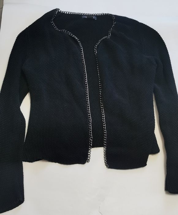 ADAGIO niezapinany krótki kardigan roz. I 46, F 44, UK 16