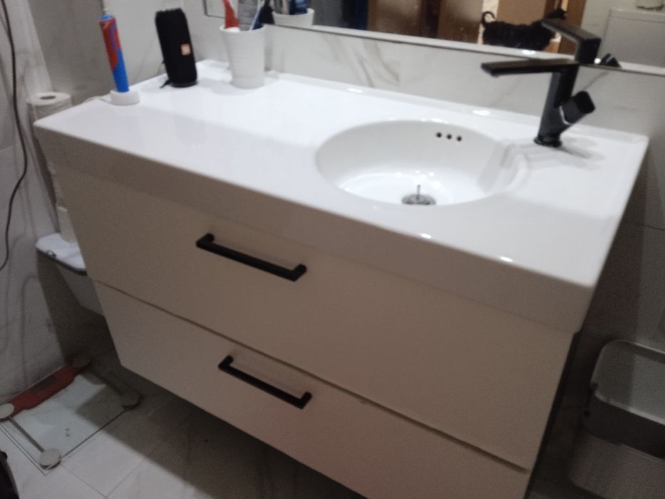Lavatórios para móvel de casa de banho de 1  m.