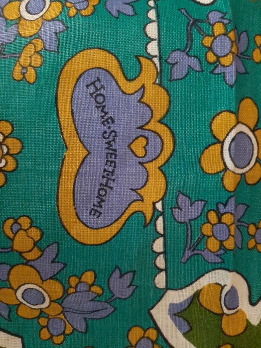 Toalha de Chá, Vintage, Irlandesa, 1970, Linho Puro