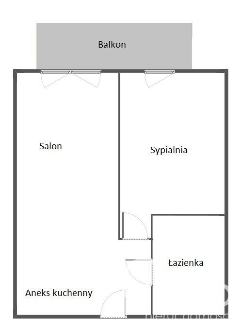 2 pokoje z balkonem oraz miejscem postojowym.