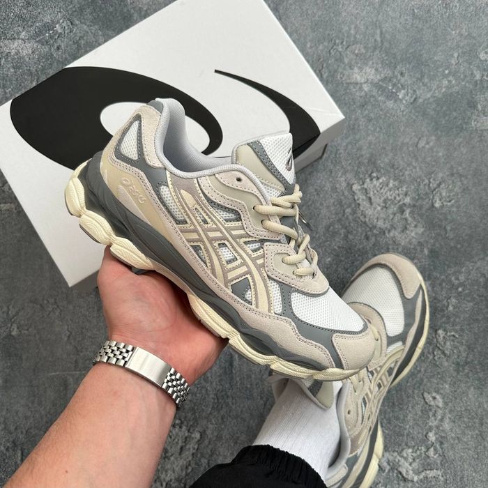 Asics Gel-NYC Beige/Grey 41-45р Асікси Без предоплати