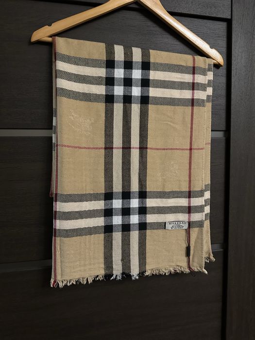 шарф Burberry 100% кашемір