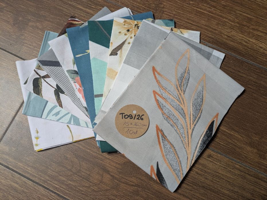 Ścinki tkaniny bawełnianej nowa tkanina T09