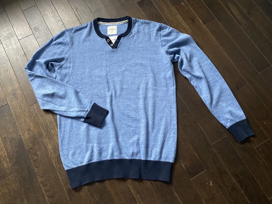 Sweter meski reserved S niebieski
