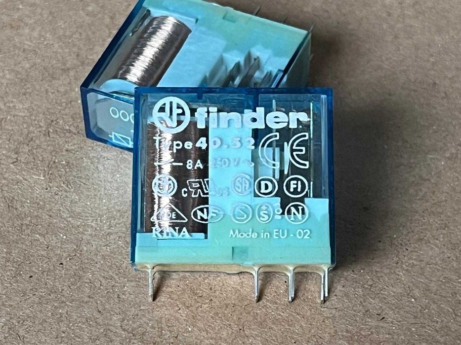 Przekaźnik Finder 40.52  8A/250VAC - 24VDC 5 zł/szt - 10 szt+1 GRATIS