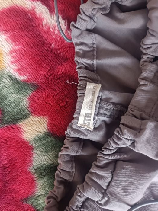 Штани  baggy сірі парашути на утяжказ L,XL.