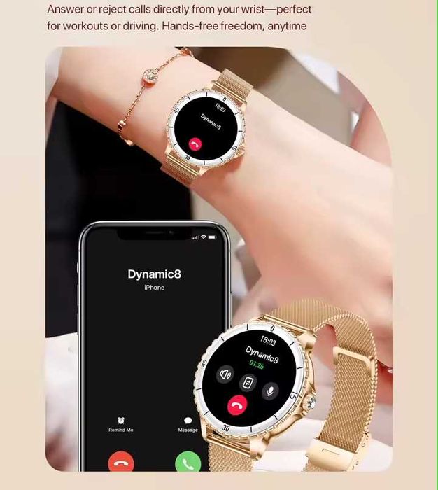 Женские смарт часы: VWAR i228 PRO. 3D-меню.