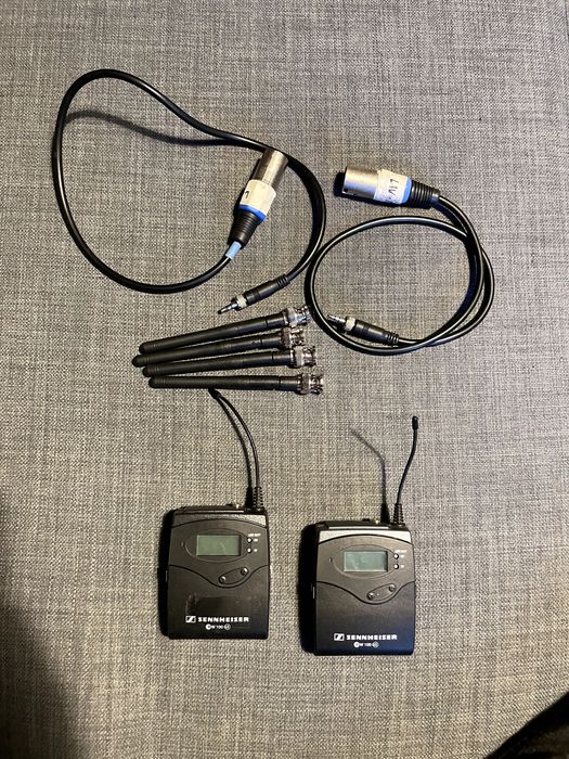 Sennheiser G3 Ew 500/ G3 EK 100 odbiorniki do instrumentów/mikrofonów krawatowych 606-648 MHz