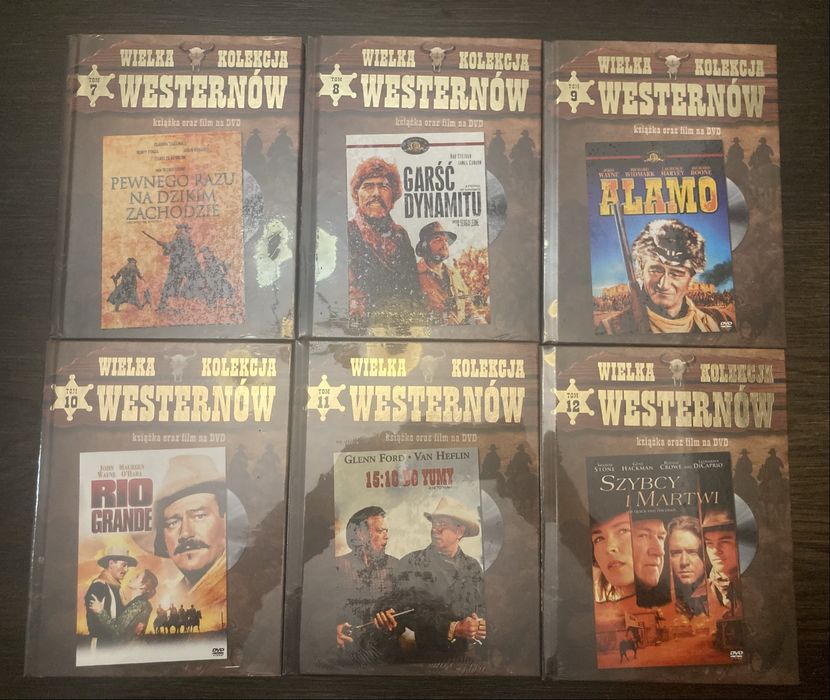 Kolekcja westernów nowe w folii